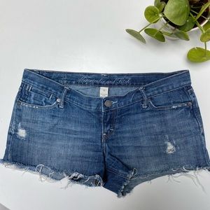 Abercrombie & Fitch Low Rise Jean Shorts